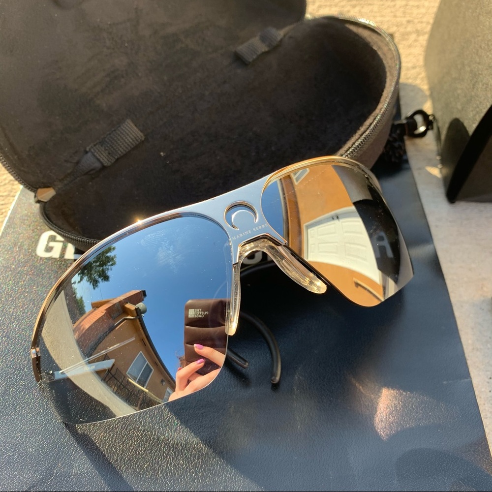 Gentle monster x marine serre visionizer 1 sunglasses